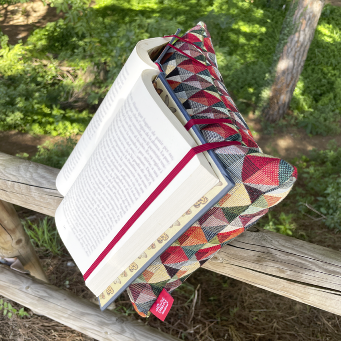 Coixí de lectura arlequí